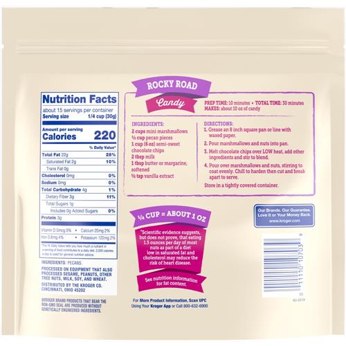 Kroger Pecan Pieces 16 oz