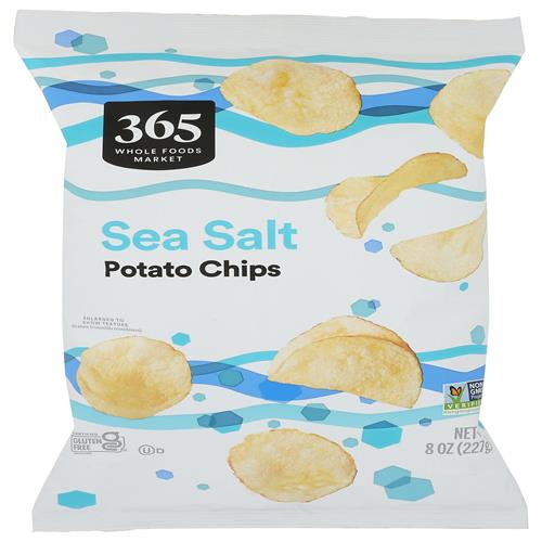 Whole Foods Market Potato Chips Classic Sea Salt, 8 Ounce