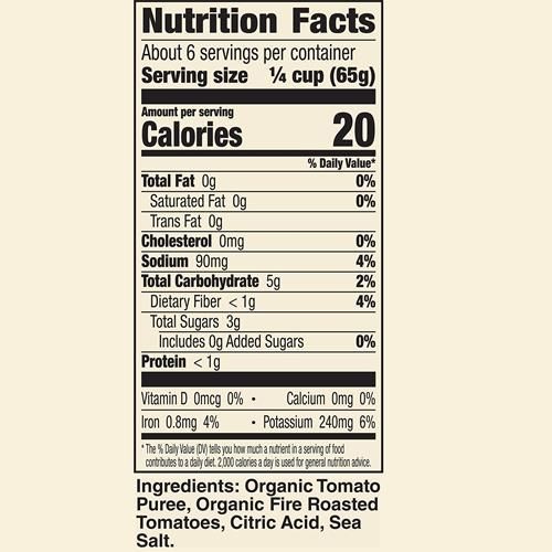 Muir Glen Organic Crushed Fire Roasted Canned Tomatoes, 14.5 Oz.