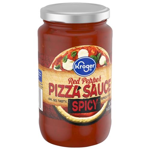 Kroger Spicy Red Pepper Pizza Sauce 14 oz