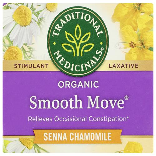 Traditional Medicinals Organic Smooth Move Chamomile Tea, 16 Tea Bags