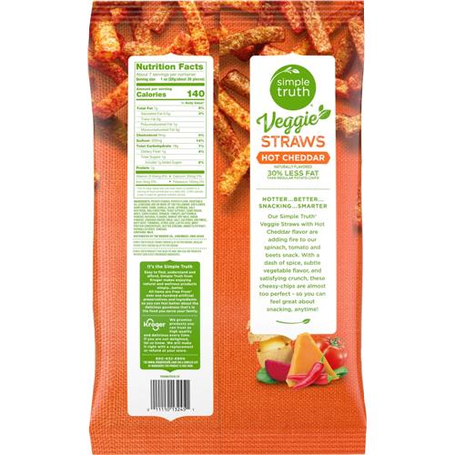 Simple Truth Hot Cheddar Veggie Straws 6.5 oz