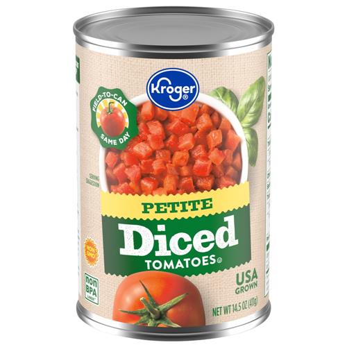Kroger Petite Diced Tomatoes 14.5 oz