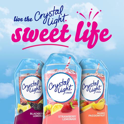 Crystal Light Liquid Strawberry Lemonade Naturally Flavored Drink Mix, 1.62 Fl Oz Bottle