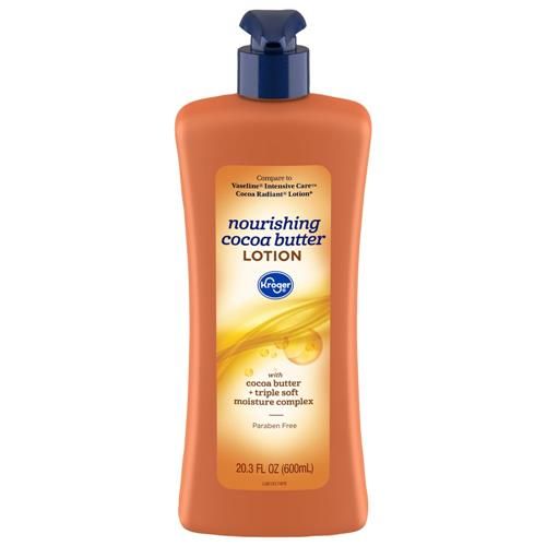 Kroger Nourishing Cocoa Butter Body Lotion to Relieve Hydrate + Soften Dry Skin 20.3 fl oz