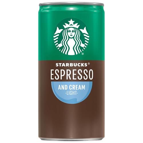 Starbucks Double Shot Espresso, Espresso & Cream Light, Coffee Drink (4 Count, 6.5 Fl Oz Each)