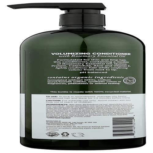 Avalon Organics Rosemary Conditioner, 32 Oz