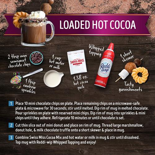 Swiss Miss Non-Dairy Chocolate Flavored Hot Cocoa Mix, 1.23 Oz 6 Ct