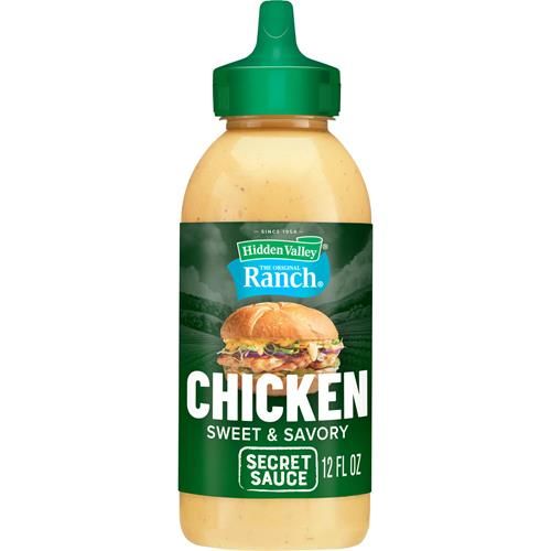 Hidden Valley The Original Ranch Chicken Secret Sauce, 12 Fluid Ounce Squeezable Bottle (Package May Vary)