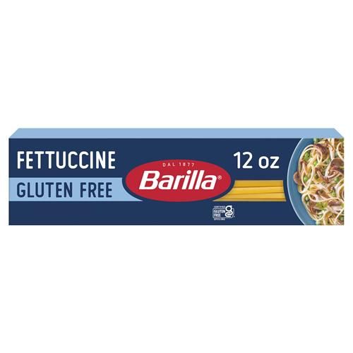 Barilla Gluten Free Fettuccine, 12 Ounce - Non-Gmo Gluten Free Pasta Made With Blend Of Corn & Rice - Vegan Pasta
