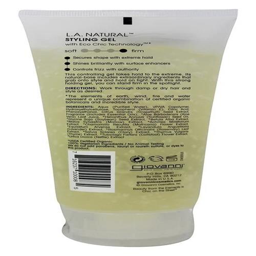 Giovanni, Styling Gel L.A. Natural, 6.8 Fl Oz