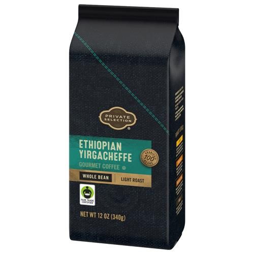 Private Selection Ethiopian Yirgacheffe Light Roast Whole Bean Coffee 12 oz