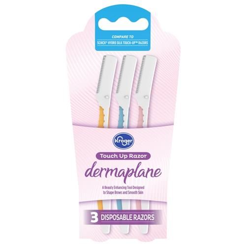 Kroger Touch Up Razor Dermaplane Disposable Refills 3 ct