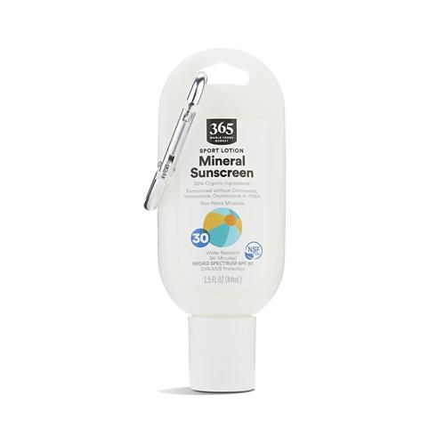 Whole Foods Market, Sport Lotion Mineral Sunscreen, Spf 30, Water Resistant (80 Minutes), 1.5 Fl Oz
