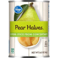 Kroger Canned Pear Halves in Pear Juice 14.5 oz