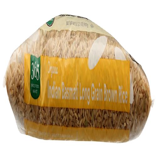 Whole Foods Market, Organic Indian Brown Basmati Rice, 32 Ounce