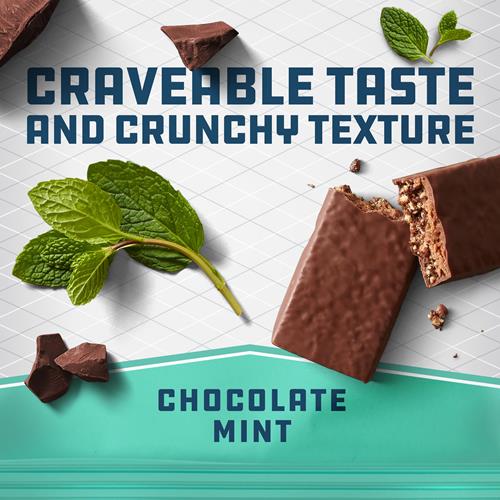 Clif Builders Protein Bar- Chocolate Mint Flavor - 20G Plant Based Protein - Gluten Free - Non-Gmo - Low Glycemic - No Artificial Sweeteners - 2.4 Oz.