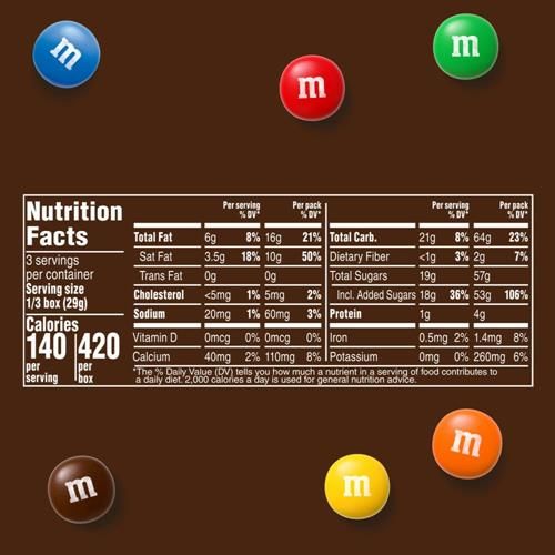M&Ms Milk Chocolate Candy Theater Box, 3.1 Oz