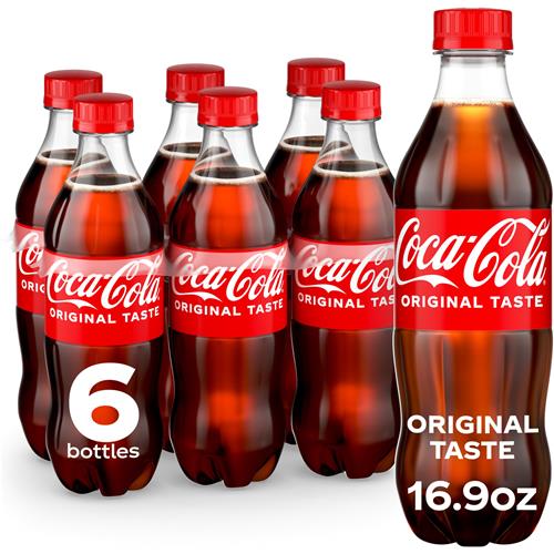 Coca-Cola, 16.9 Fl Oz, 6 Pack