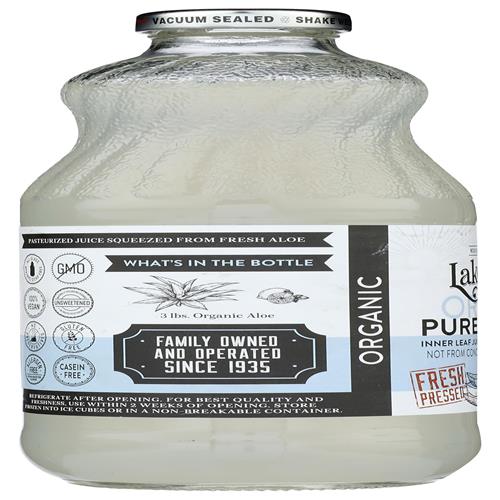 Lakewood, Organic Aloe Vera Gel Juice, 32 Oz