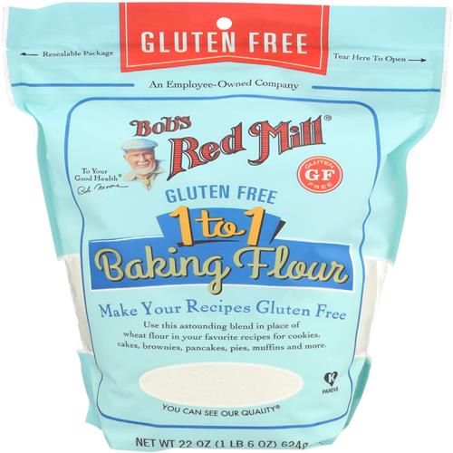 Bobs Red Mill Gluten Free 1 To 1 Baking Flour, 22Oz (Pack Of 1) - Non Gmo, Vegan, Kosher