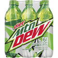 Diet Mountain Dew Soda, 16.9Oz Bottles (6 Pack)