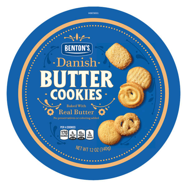Benton's Danish Butter Cookies, 12 oz