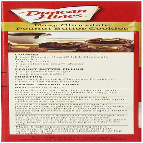 Duncan Hines Brownie Mix, Milk Chocolate, 18 Oz