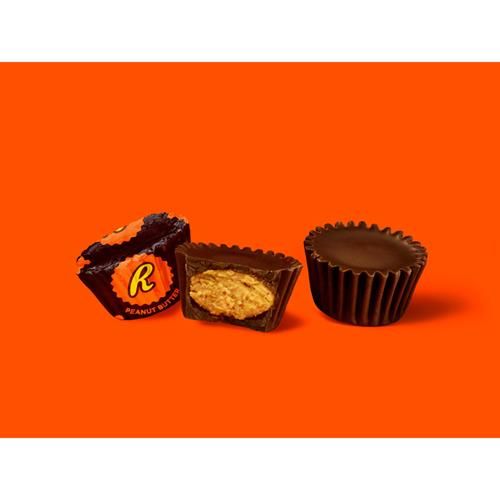 Reeses Miniatures Dark Chocolate Peanut Butter Cups, Candy Share Pack, 10.2 Oz