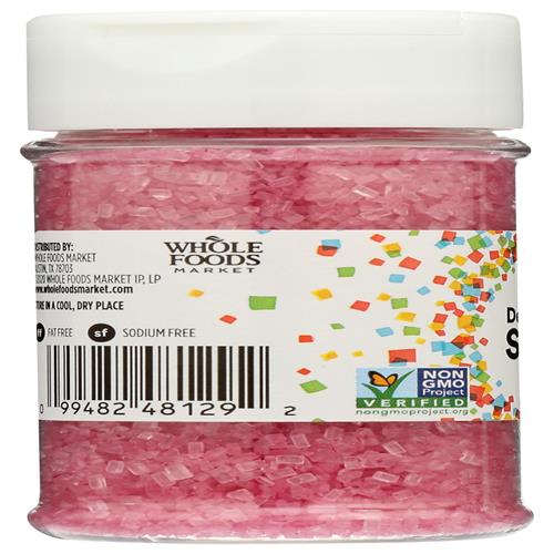 Whole Foods Market Pink Decorating Sugar, 3.3 Ounce