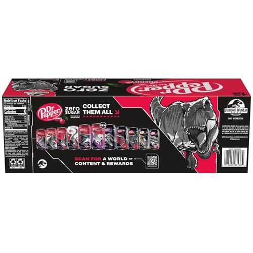 Dr Pepper Zero Sugar - Cherry, 12 Oz, 12 Pk