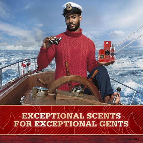 Old Spice Red Collection Invisible Solid Anti-Perspirant And Deodorant For Men, Captain, 2.6 Oz