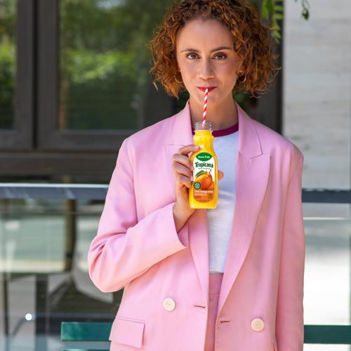 Tropicana Pure Premium 100% Orange Juice Original, Some Pulp, Single Serve, 11 Fl Oz Bottle