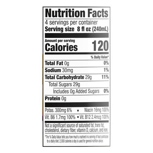 Simple Truth Energy Mango Passionfruit 100% Juice Bottle 32 fl oz