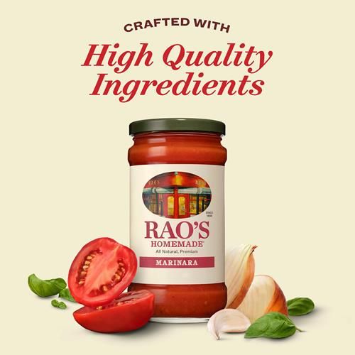 Raos Homemade Marinara Sauce, 15.5 Oz, Tomato Sauce, All Purpose, Keto Friendly Pasta Sauce, Premium Quality, Tomatoes From Italy And Olive Oil