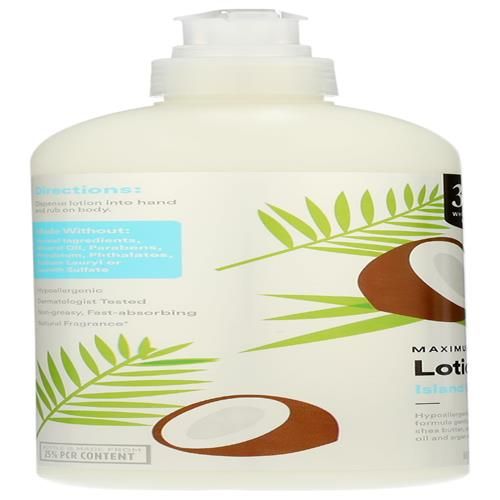 Whole Foods Market Lotion Maximum Moisture Island Coconut, 16 Fl Oz
