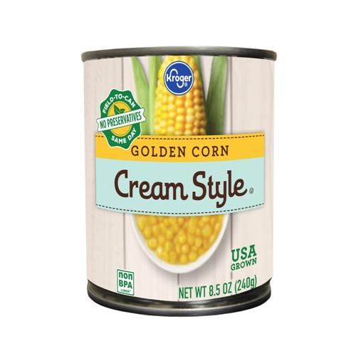 Kroger Cream Style Golden Corn 8.25 oz