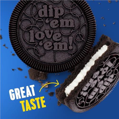 Kroger Kaleidos Original Chocolate Sandwich Cookies Family Size 19.1 oz