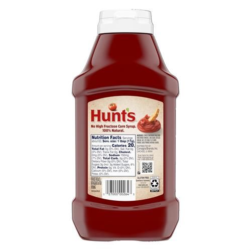 Hunts All Natural Tomato Ketchup, 38 Oz
