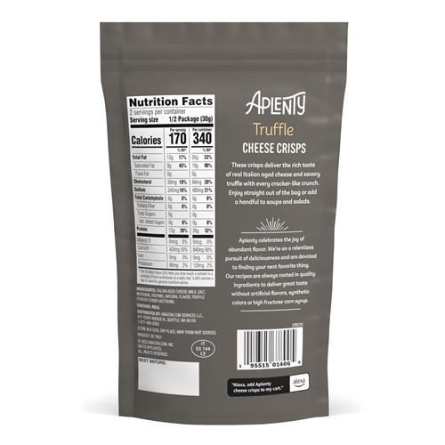 Aplenty Truffle Cheese Crisps, 2.11 Oz