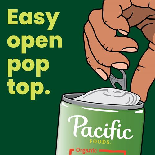 Pacific Foods Organic Vegetable Lentil Soup, Plant Based, 16.3 Oz Can