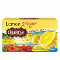 Celestial Seasonings 100% Natural Lemon Zinger Herbal Tea 20 Ct