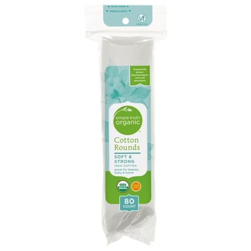 Simple Truth Organic Cotton Rounds 80 ct