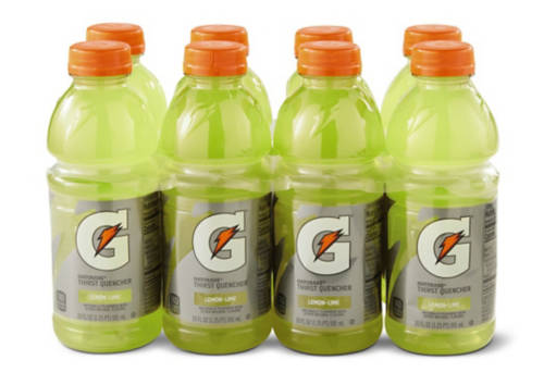 Gatorade Lemon Lime Sports Drink, 20 oz bottles, 8 pack