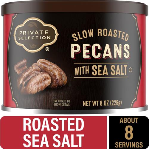 Private Selection Slow Roasted Sea Salted Pecans 8 oz