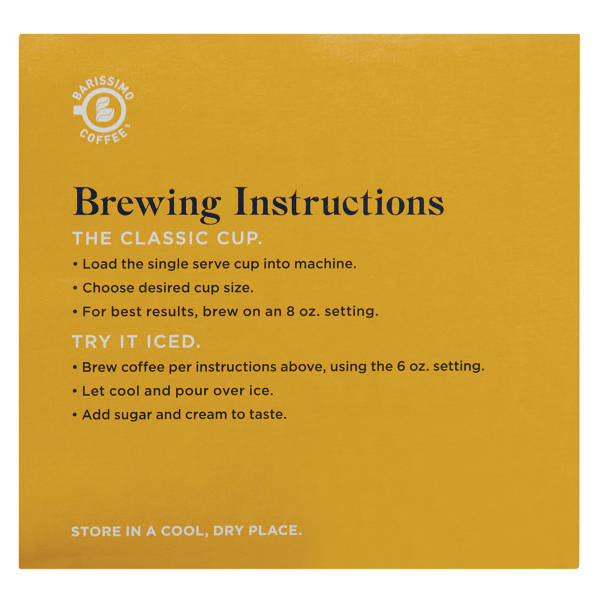 Barissimo Fair Trade Decaf Breakfast Blend Medium Roast Coffee Pods, 12 count