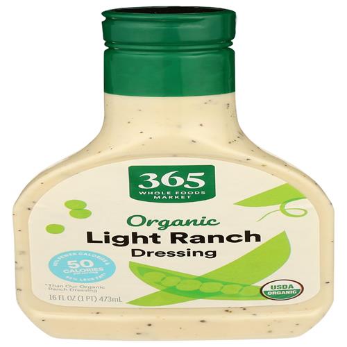 Whole Foods Market, Organic Light Ranch Dressing, 16 Fl Oz