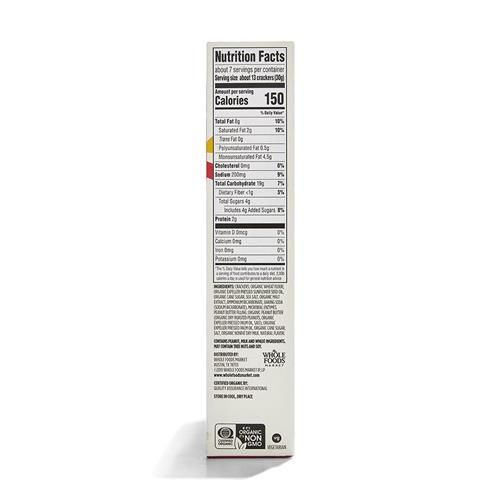 Whole Foods Market Organic Peanut Butter Mini Sandwich Crackers, 7.5 Oz