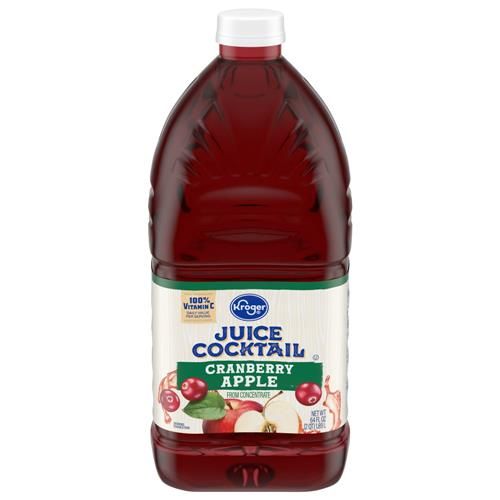 Kroger Cranberry Apple Juice Cocktail 64 fl oz