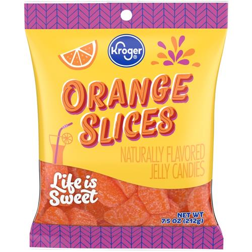 Kroger Orange Slices Chewy Candy 7.5 oz